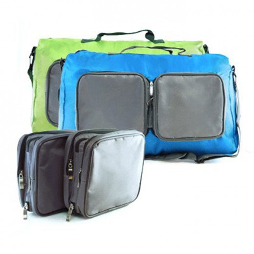 Insporation Foldable Travel Bag in Square Shape